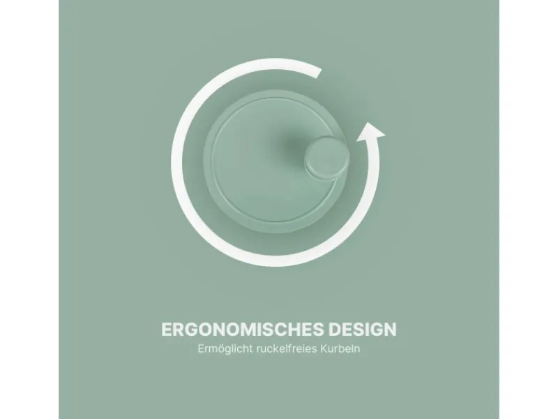 ProHome Pfannen<Salatschleuder 4 Liter Ø25 cm Grün