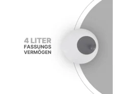Discount ProHome Salatschleuder 4 Liter Ø25 cm Grau