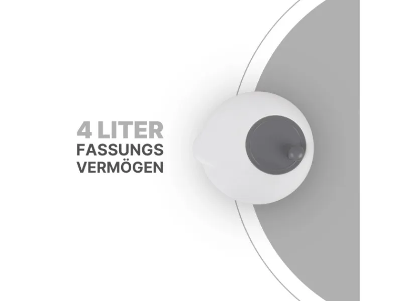Discount ProHome Salatschleuder 4 Liter Ø25 cm Grau