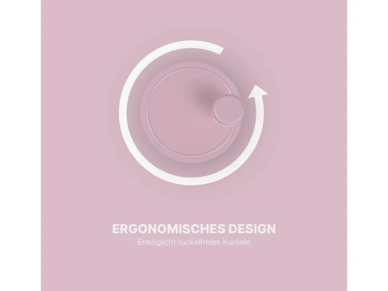 ProHome Pfannen|Vorratsbehälter<Salatschleuder 4 Liter Ø25 cm Rosa