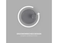 ProHome Salatschleuder 2,7 Liter Ø20 cm Grau