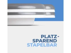 ProHome Serviertablett Anthrazit 45 x 33 x 3 cm< Pfannen