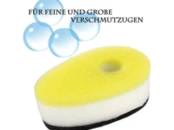 Online ProHome Spülschwamm 3er Pack Inkl. Saugnapfhalter