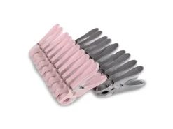 ProHome Wäscheklammern Anthrazit Rosa 80er Pack< Wäschetrockner