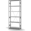 Sale PROREGAL Edelstahlregal Stecksystem T-Profil HxBxT 250 x 100 x 80 cm 6 Ebenen Fachlast 200 kg Edelstahl Fachbodenregal