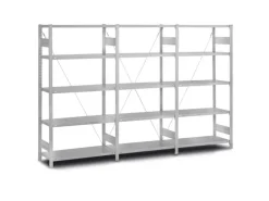 Sale PROREGAL Edelstahlregal Stecksystem T-Profil HxBxT 200 x 100 x 30 cm 5 Ebenen Fachlast 200 kg Edelstahl Fachbodenregal