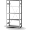 Hot PROREGAL Edelstahlregal Stecksystem T-Profil HxBxT 200 x 100 x 40 cm 5 Ebenen Fachlast 200 kg Edelstahl Fachbodenregal