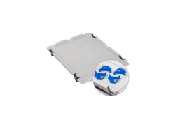 PROREGAL Gefrierschränke<Spar Set 10x Eurobox Nextgen Color Mit Auflagedeckel & Schiebeschnappverschlüsse HxBxT 22 x 40 x 60 cm Griffe Blau Verstärkter Boden