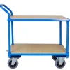 New PROREGAL Tischwagen Pro mit 2 Etagen HxBxT 95 x 50 x 97 cm Traglast 400 kg Lichtblau