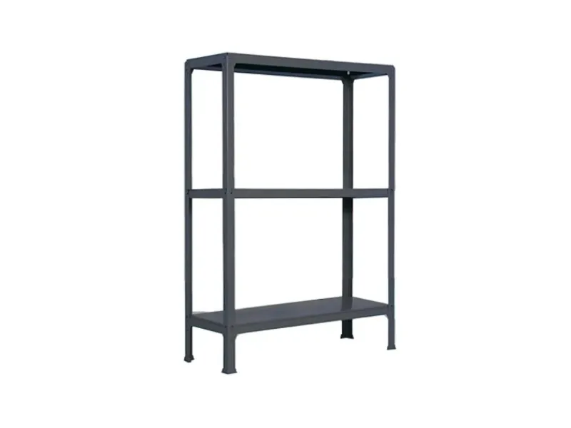 PROREGAL Küchen-Ordnungssysteme<Wohnregal Living Koala Metal mit 3 Fachböden HxBxT 90 x 80 x 30 cm Fachlast 150 kg Anthrazit/Anthrazit