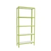 PROREGAL Küchenregale<Wohnregal Living Koala Wood mit 5 Fachböden HxBxT 180 x 100 x 30 cm Fachlast 150 kg Grün/Weiß