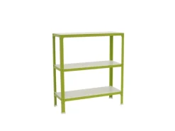 PROREGAL Wohnregal Living Koala Wood mit 3 Fachböden HxBxT 90 x 100 x 30 cm Fachlast 150 kg Grün/Weiß< Küchenregale
