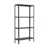 PROREGAL Wohnregal Living Koala Metal mit 4 Fachböden HxBxT 160 x 100 x 30 cm Fachlast 150 kg Anthrazit/Anthrazit< Küchenregale
