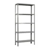 Sale PROREGAL Wohnregal Living Koala Metal mit 5 Fachböden HxBxT 180 x 80 x 30 cm Fachlast 150 kg Grau/Grau