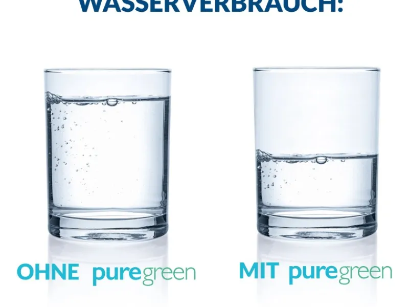 Best puregreen Wassersparer für Dusche Chrom