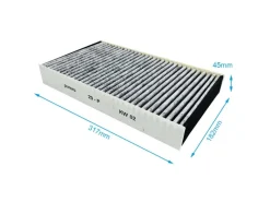 PURERO Premium Aktivkohlefilter für Miele DKF29 und 11292130 und DKF29-P< Unterbauhauben|Dunstabzugshauben-Filter