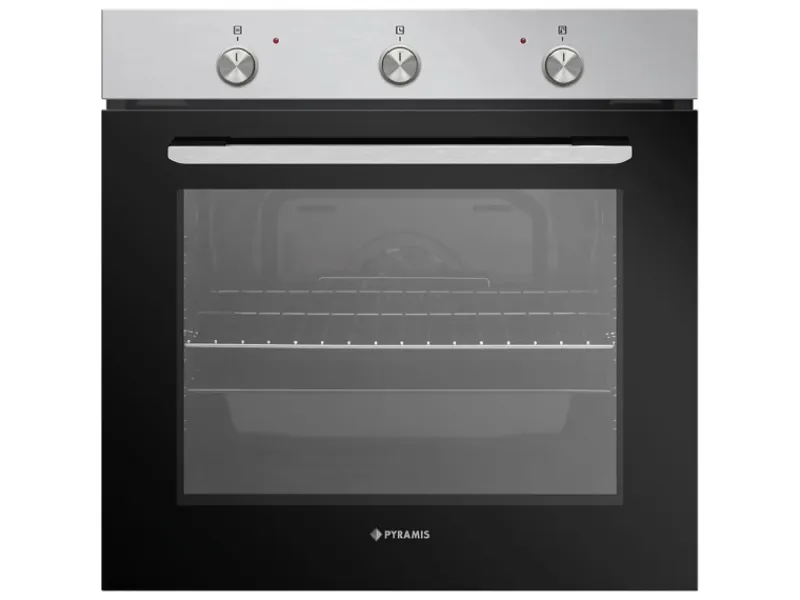 Pyramis Backofen PO78021008PIX Steel + Black< Backöfen