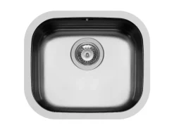 Pyramis Edelstahlbecken Kiba Square 44,6 cm x 38,6 cm Edelstahl< Edelstahlspülen