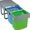 Online Pyramis Einbau-Mülleimer Color mit 2-fach Trennung