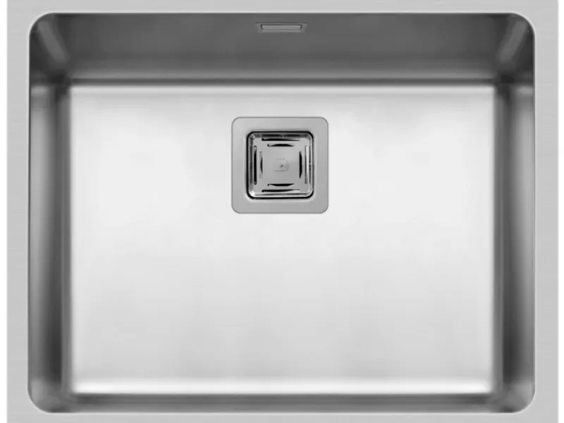 Pyramis Edelstahlspülen<Küchenspüle Lume 54 cm x 44 cm 1B Edelstahl poliert