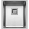 Pyramis Küchenspüle Lume 38 cm x 44 cm 1B Edelstahl poliert< Edelstahlspülen