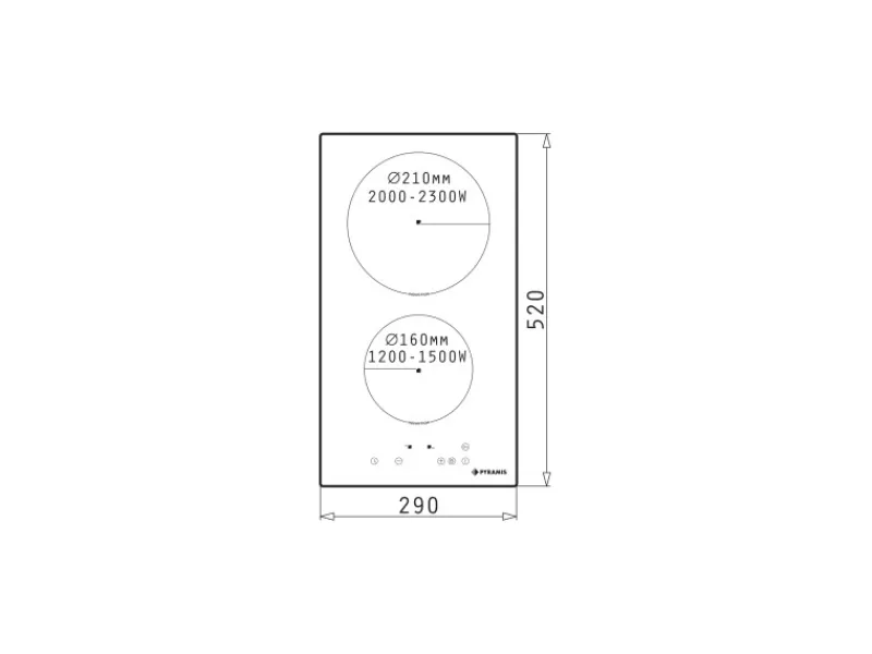 Best Pyramis Kochfeld PHI32230FMB