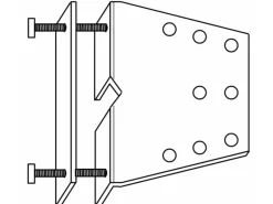 Clearance Pyramis Stabilisierungsplatte für schwere Armaturen