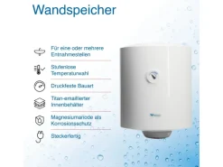 Regent Warmwasserspeicher<Hängespeicher REG 50 VR PL EU 50 Liter