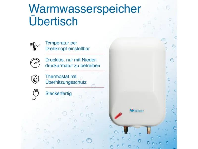 Regent Kleinspeicher REGK 5 O 5 Liter< Warmwasserspeicher