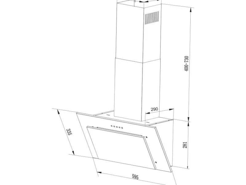 Sale Respekta Dunstabzugshaube CH 33060 WB 60 cm EEK: B Weiß