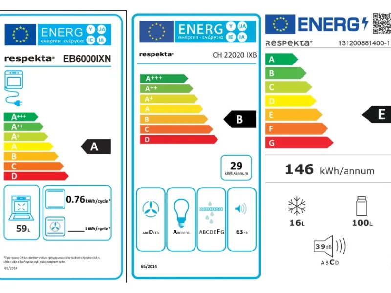 Respekta Economy Küchenzeile KB270ESGS 270 cm -Eiche Sägerau Grau