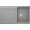 Respekta Granitspülen<Einbauspüle Massivgranit Austin 86 cm x 50 cm Grau