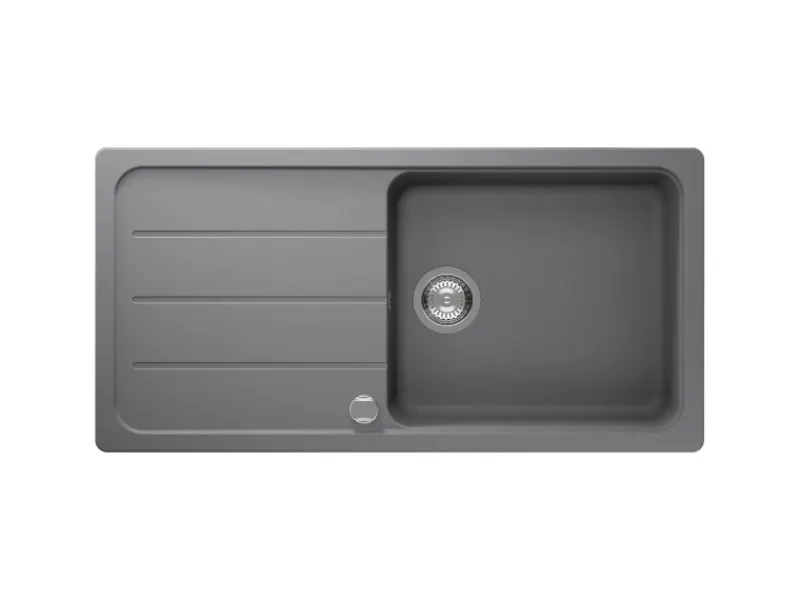 Sale Respekta Einbauspüle Massivgranit Austin 100 cm x 50 cm Grau