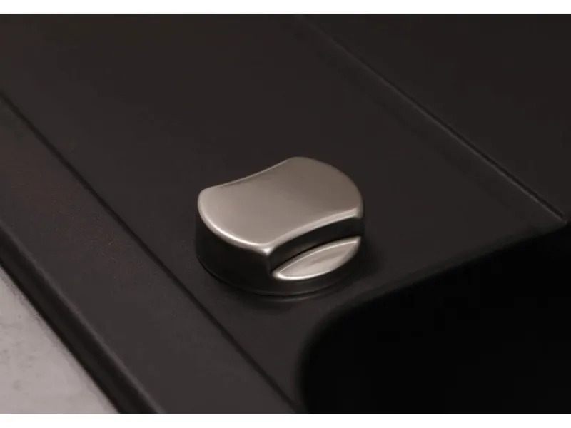 Outlet Respekta Einbauspüle Massivgranit Austin 100 cm x 50 cm Schwarz