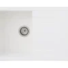 Best Respekta Einbauspüle Mineralite Houston 80 cm x 50 cm Weiß