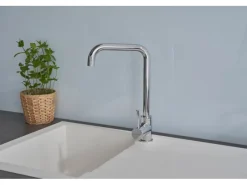 Best Respekta Einbauspüle Mineralite Houston 80 cm x 50 cm Weiß