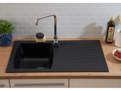 Respekta Granitspülen<Einbauspüle Mineralite Boston 86 cm x 50 cm