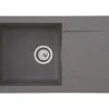 Respekta Granitspülen<Einbauspüle Mineralite Denver 78 cm x 44 cm Betongrau