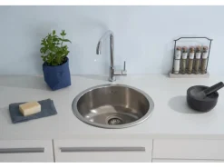 Clearance Respekta Einbauspüle Portland Ø 44,6 cm Edelstahl