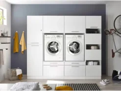 Sale Respekta Hauswirtschaftsraum Set Clara 200 cm x 234,8 cm x 67,6 cm Weiß Matt