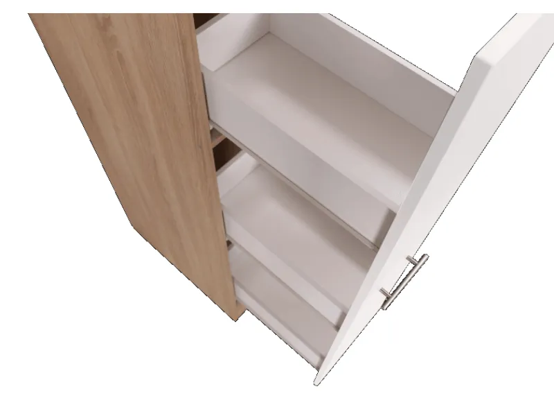 Respekta Pfannen<Küchen-Apothekerschrank Merle 30 cm