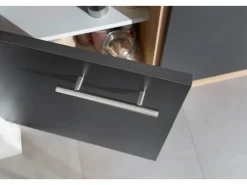 Respekta Küchenblock Merle 280 cm Eiche mit Waschmaschinen-Nische< Kühlschränke|Einbauküchen
