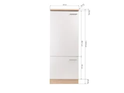 Respekta Küchen-Kühlschrankumbau Merle 6200SKU060ESGR1 60 cm< Kühlschränke