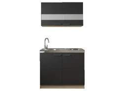 Respekta Miniküchen|Kühlschränke<Küchenmöbel-Set 3 Merle 100 cm