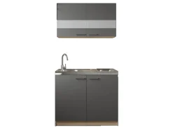 Online Respekta Küchenmöbel-Set 3 Merle 100 cm Grau