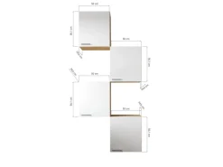 Discount Respekta Küchenmöbel-Set 7 Merle 100 cm Schwarz