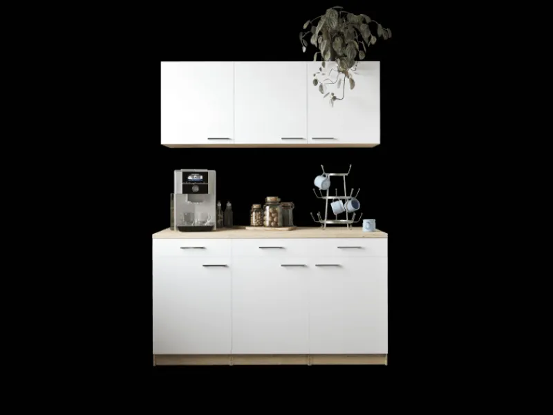 Respekta Pantryküchen|Miniküchen<Küchenmöbel-Set 12 Merle 150 cm