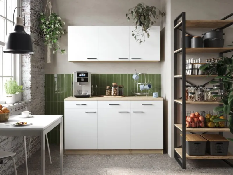 Respekta Pantryküchen|Miniküchen<Küchenmöbel-Set 12 Merle 150 cm