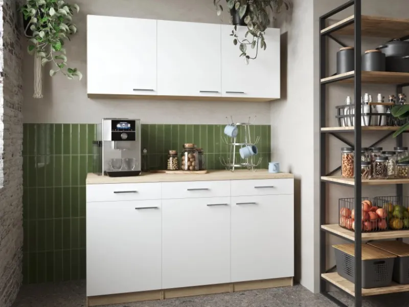 Respekta Pantryküchen|Miniküchen<Küchenmöbel-Set 12 Merle 150 cm