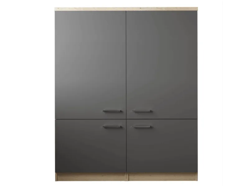 Hot Respekta Küchenmöbel-Set 11 Merle 120 cm Grau